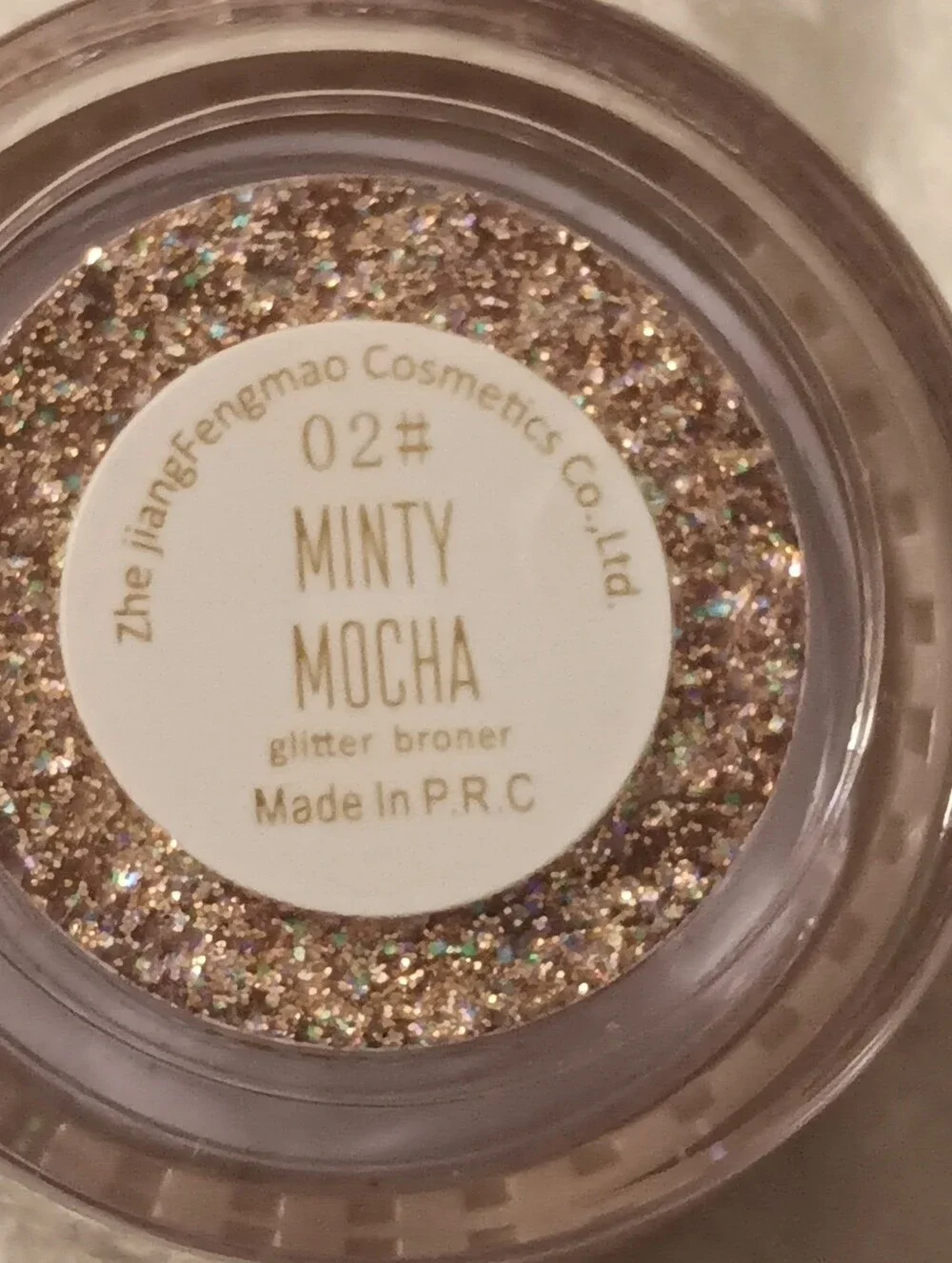 Miss Rôse Colorful Glitter Highlighter Cream #02 Minty Mocha
